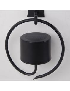 APLIQUE SOLAR BOLANO NEGRO LED 5W 3000-4000-6500K 2